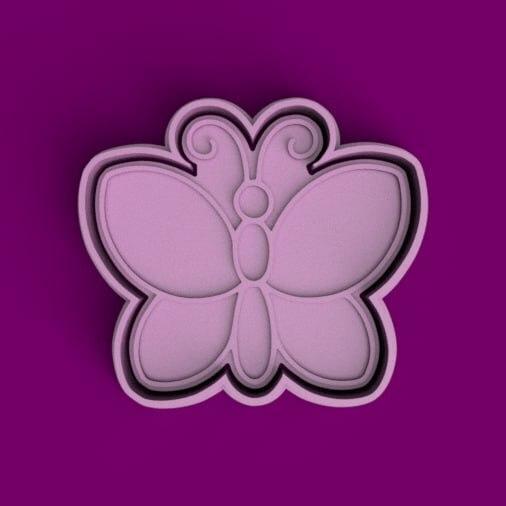 butterfly cutter + stamp / butterfly cutter + stamp