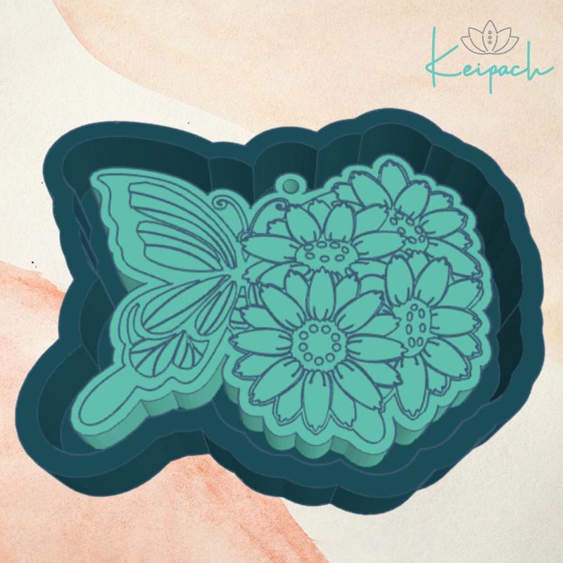 Floral Butterfly Master Mold