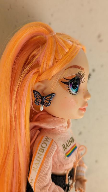 Monarch Butterfly Earrings for Rainbow High / Shadow High