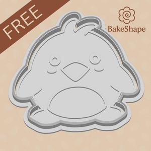 Cute Bird Cookie Cutter & Embosser – STL File for 3D Printing