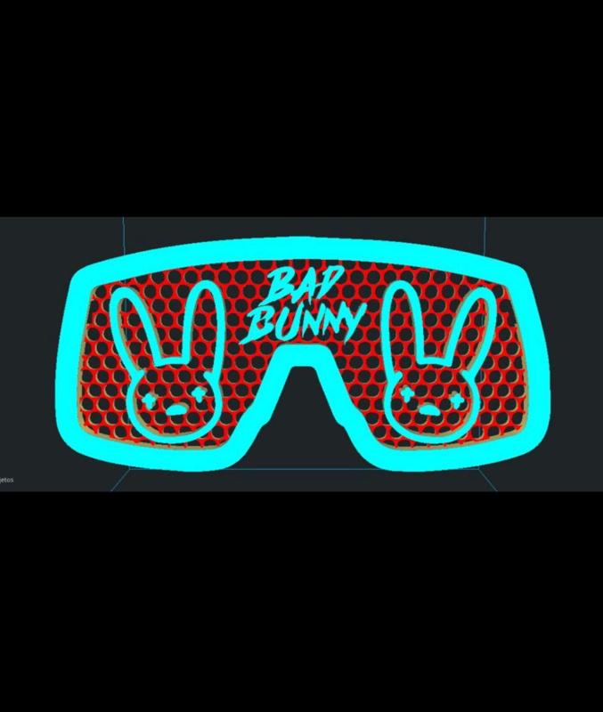 BAD BUNNY PARTY GLASSES
