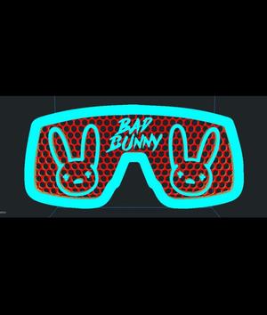 BAD BUNNY PARTY GLASSES