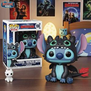 Stitch in Toothless Onesie – Cute Bedtime Crossover Funko Pop