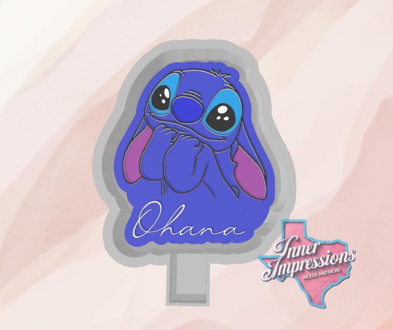 Stitch Ohana Freshie Mold