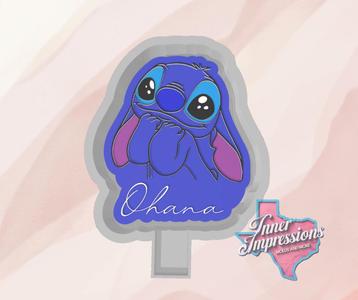 Stitch Ohana Freshie Mold