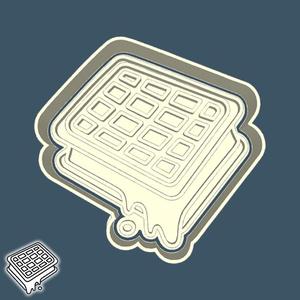 Food & drinks cookie cutters - belgian waffle (style 1)