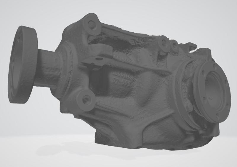 BMW E34 Rear Differential 3d scan