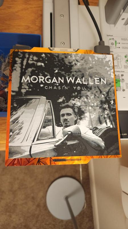 morgan wallen chasin you album cover hueforge