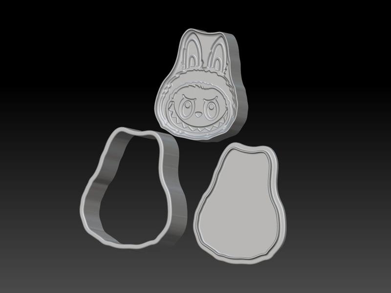 LABUBU FLAT BATH BOMB MOLD PRESS - SOLID SHAMPOO MOLD PRESS