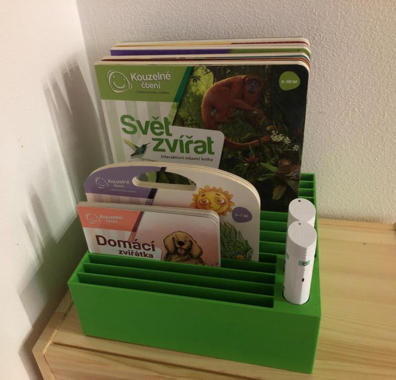 Organizer for Magic Reading book and Albi pencils