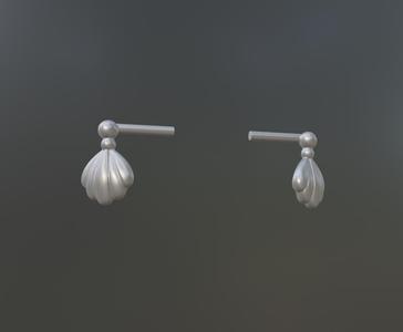 Seashell Earrings for Monster High doll