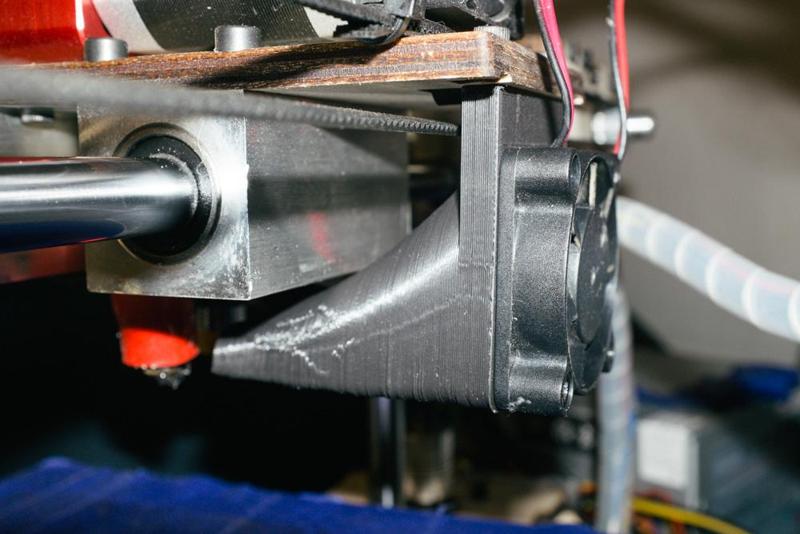 Printrbot Plus Fan Shroud for Z-X Upgrade