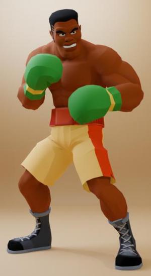 Mr. Sandman Punch-Out Pose STL - On Guard Stance 3D Print