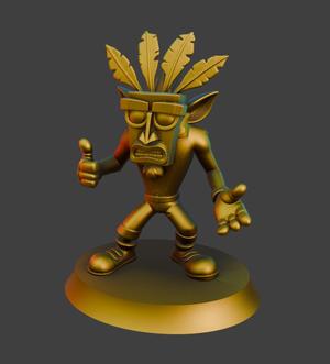 Crash Bandicoot with mask