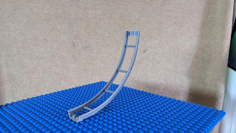 Brick Roller Coaster Drop Hill Bottom