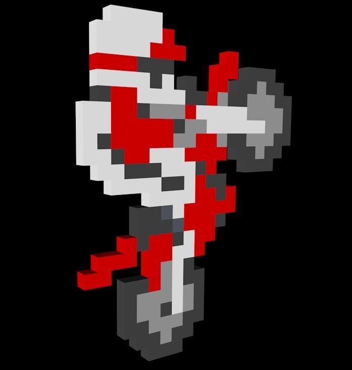 Pixel Art - Excitebike.