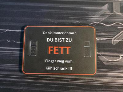 Magnetic sign "Always remember: you are too fa.."