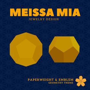 Twelve-Sided Wonder – 3D Print File for Dodecahedron Paperweight - Platonic Solid Dodecahedron - Dodecahedron Paperweight  - Ether Home Decoration