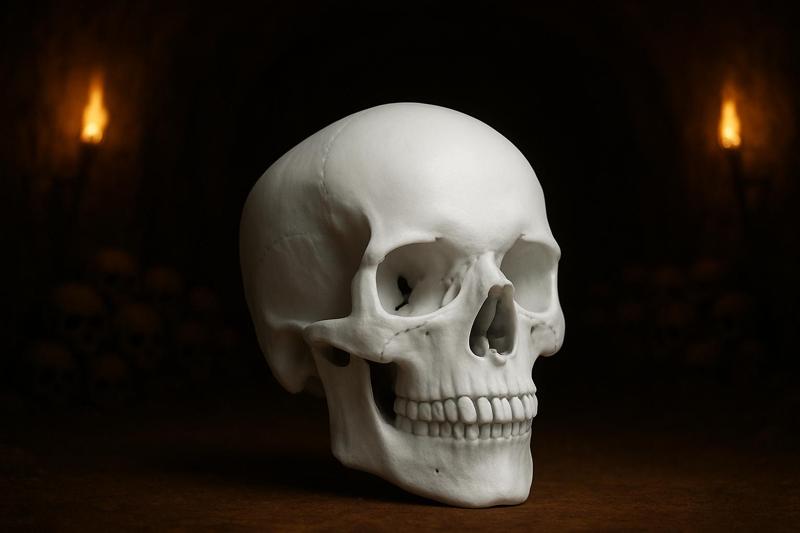 human skull