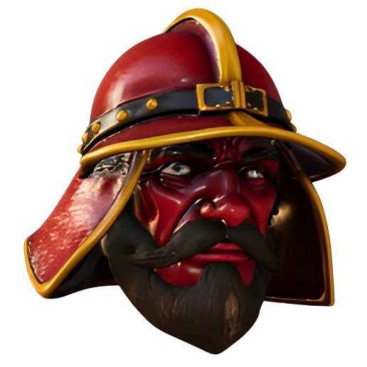 Crimson Warlord Mask