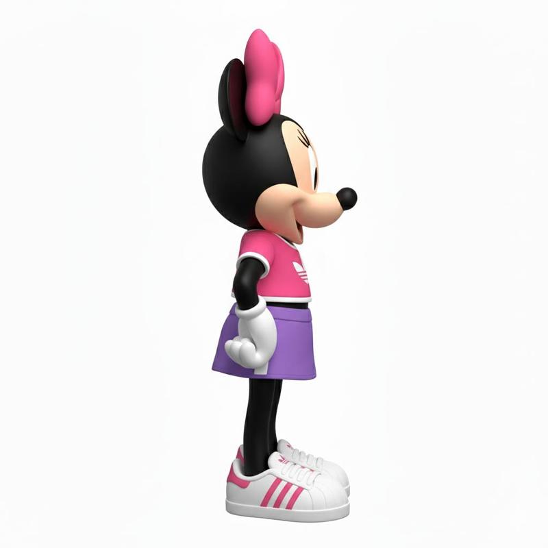 Mickey & Minnie Mouse in Adidas Tennis Outfits - 3D Printable Figurines