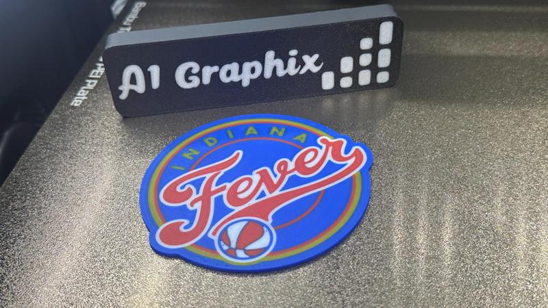 Indiana Fever WNBA Basketball Coaster