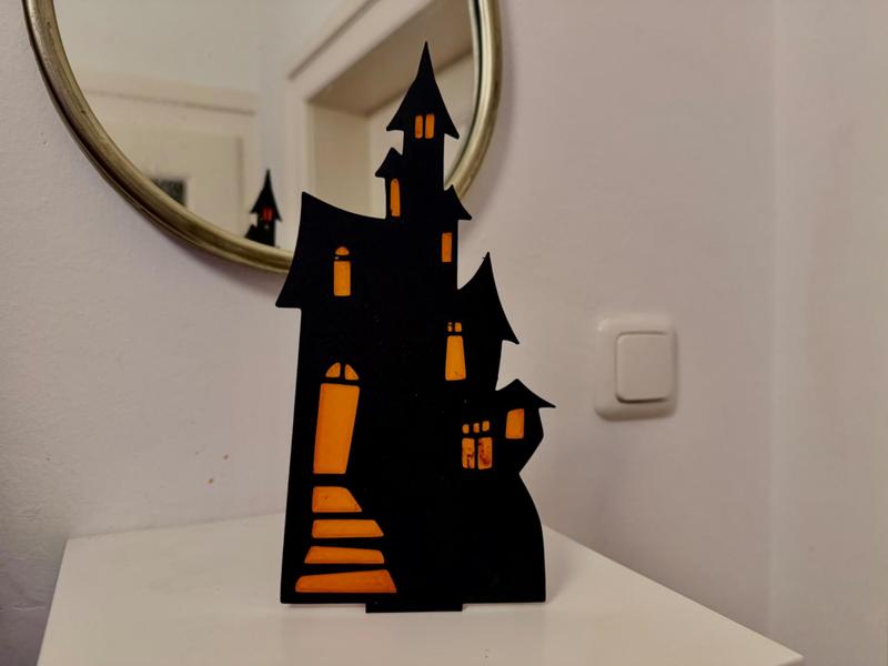 Decorative Stand Halloween - Ghost Castle