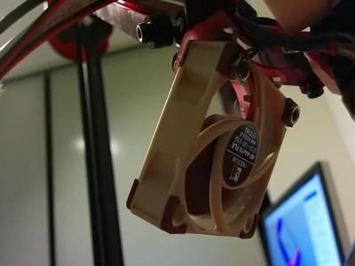 40mm fan mount for Kossel Clear.