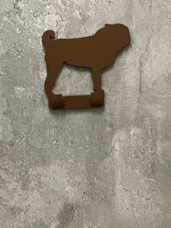 Pug Dog Lead Hook Stl File