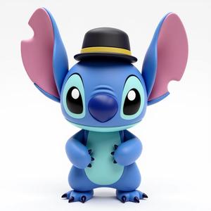 Stitch with Hat