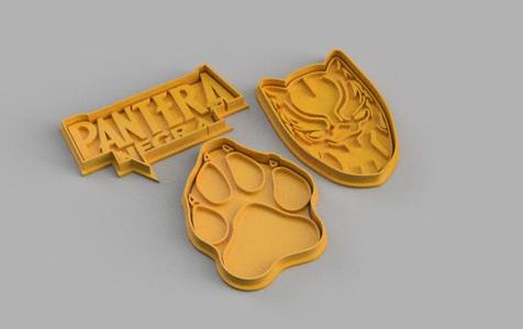 Black Panter Cookie Cutter