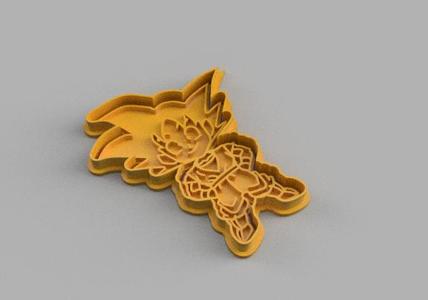 Goku Cookie Cutter