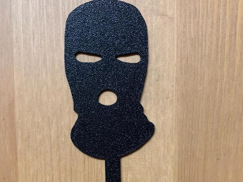 balaclava Cake Topper 