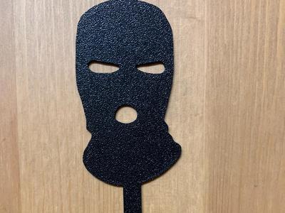 balaclava Cake Topper 