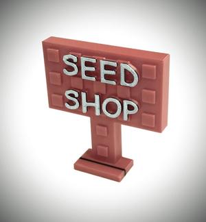 Grow a garden style - Seed Shop sign