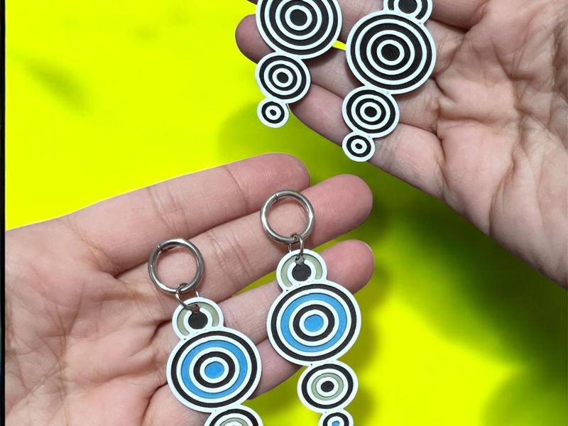 Circle earrings