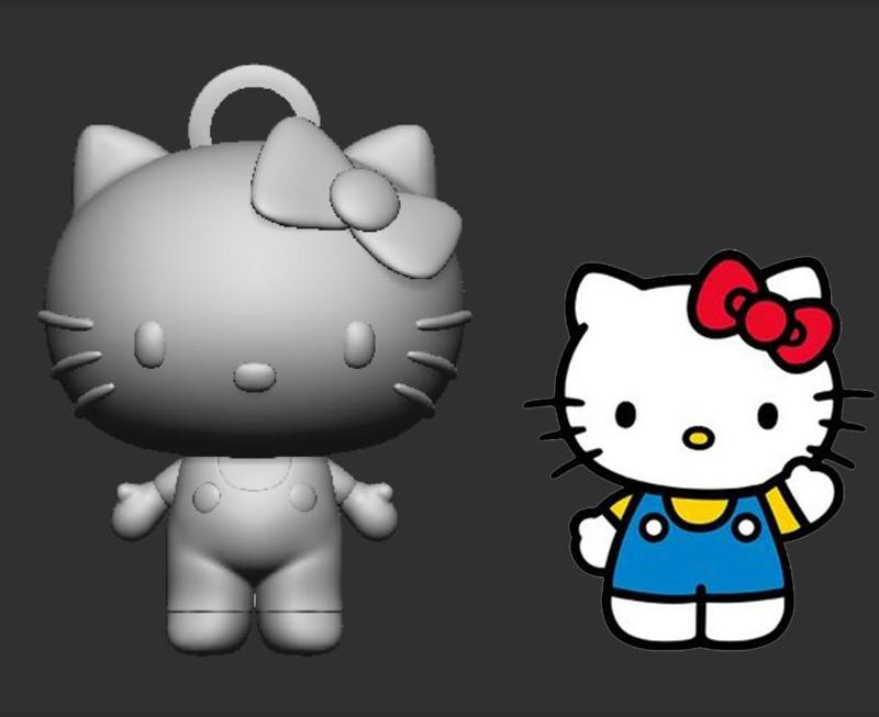 Hello Kitty Keychain