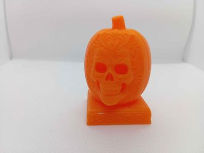 Ornament Pumpkin Skull Halloween Decor