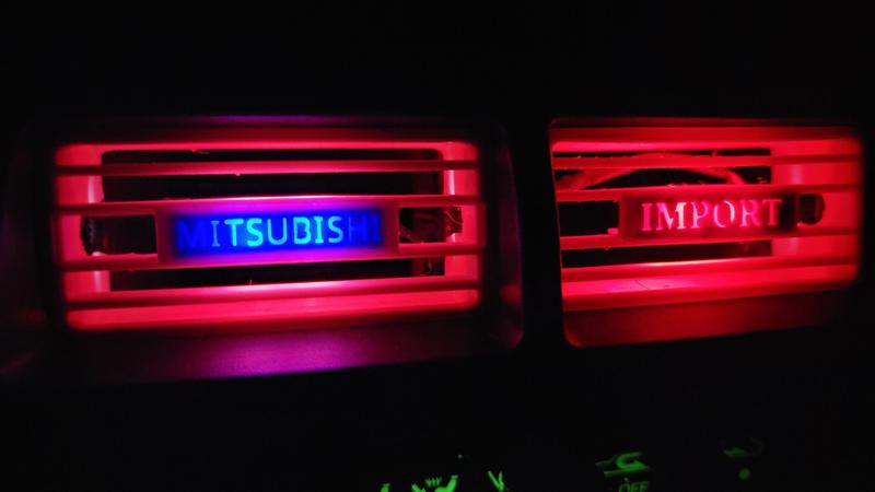 Mitsubishi LED Center VENT (Kei Truck)