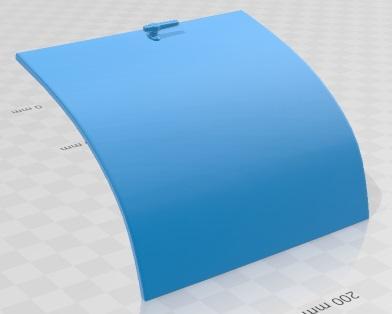 Ford Model A 1929 - Printable Rear Trunk Door