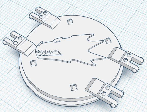 Grimdark Rhinoceros Door for the Fire Lizards