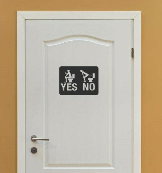 FUNNY TOILET SIGN