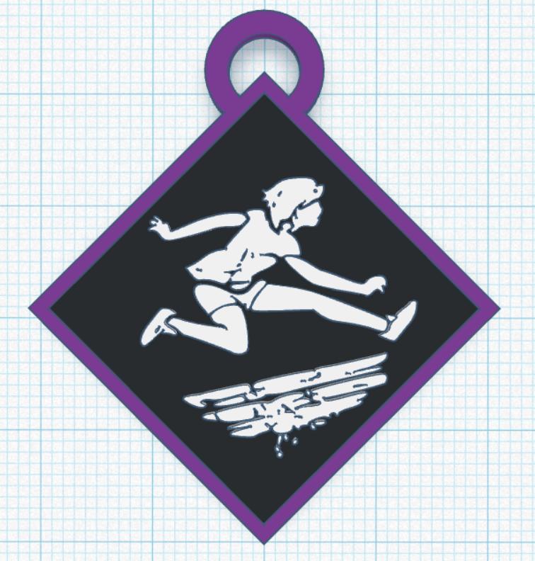 Keychain Dead By Daylight - Lithe