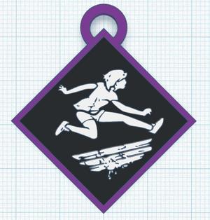 Keychain Dead By Daylight - Lithe