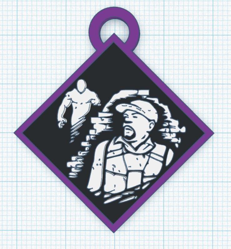 Keychain Dead By Daylight - Stake Out