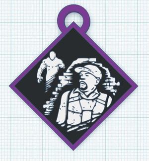 Keychain Dead By Daylight - Stake Out