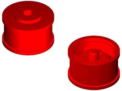 Wheel rim for Tekno Parts tire 81626 in approx. 1:50