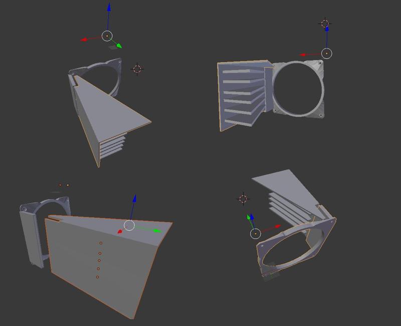 pc 120 air-conducting fan