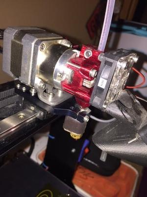 Makergear M2 V4 hotend Extruder tightened up throat for Flexible materials