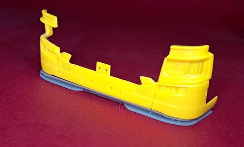 Front bumper spoiler / front lip for Italeri Scania S